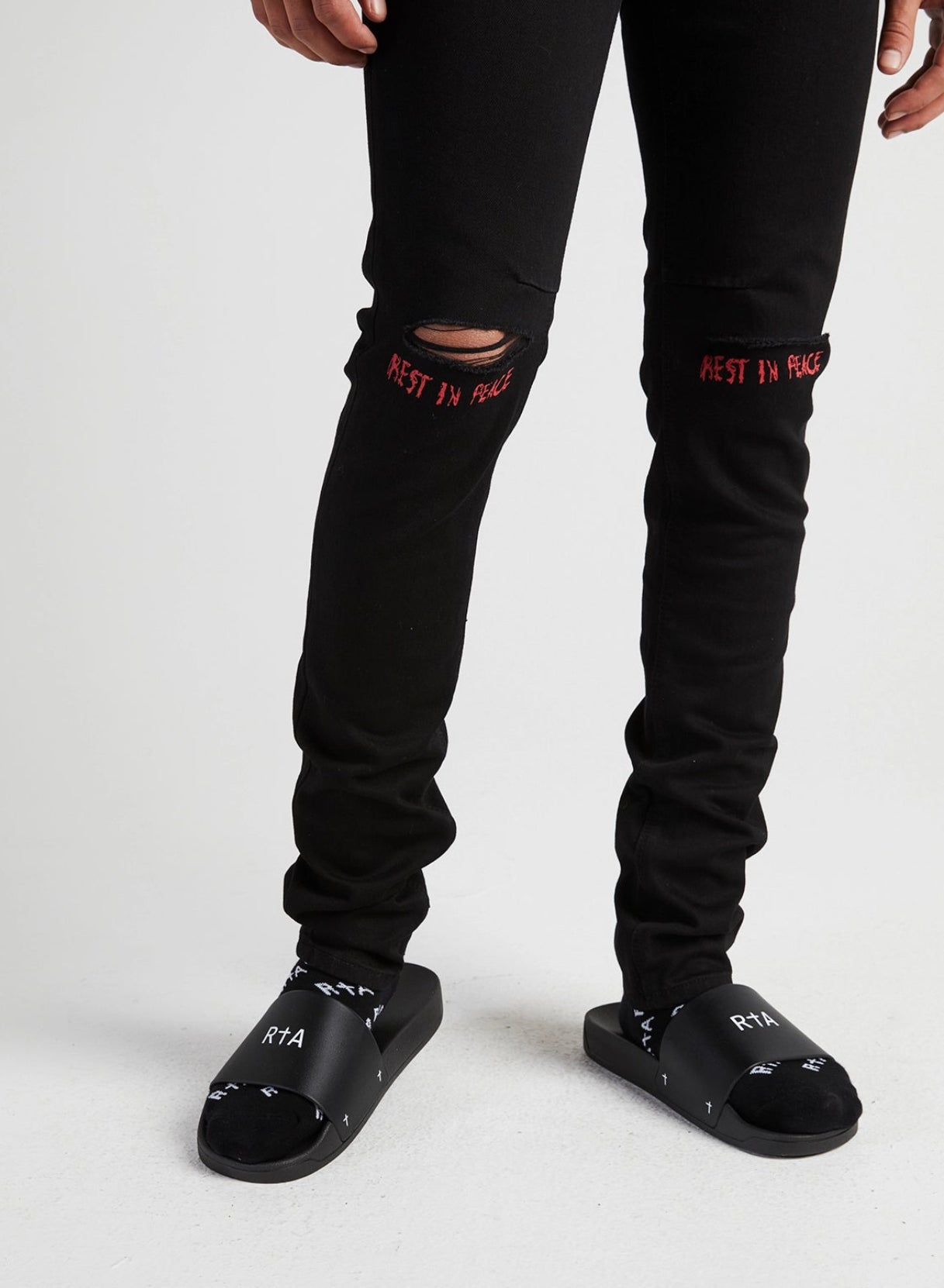 RTA BRYANT JEAN | BLACK RED R.I.P.