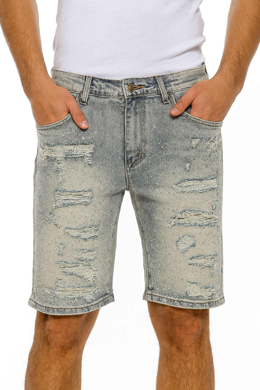 Waimea NY Ripped Skinny Fit Short – M7516D