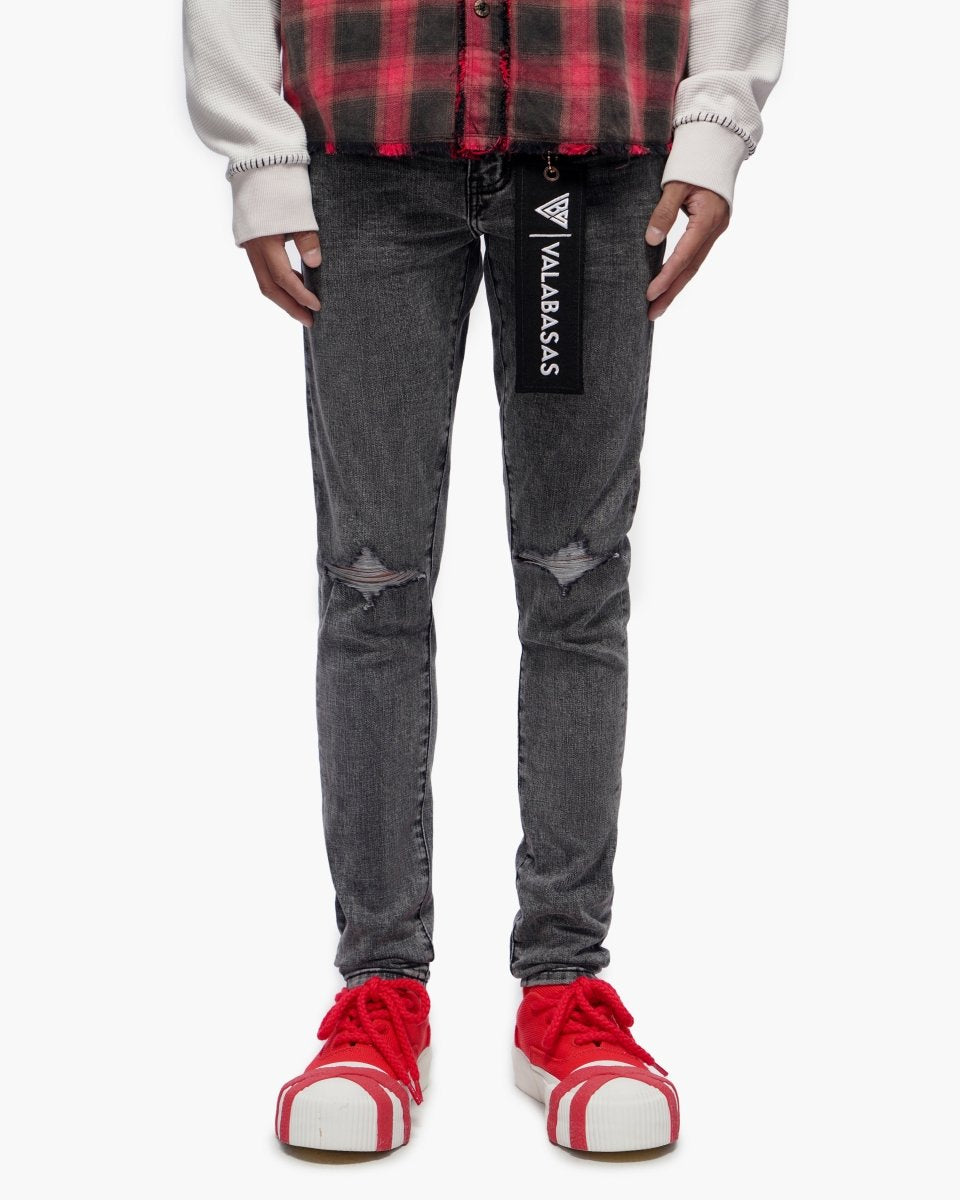 valabasas Mr.Clean Grey Skinny Jeans