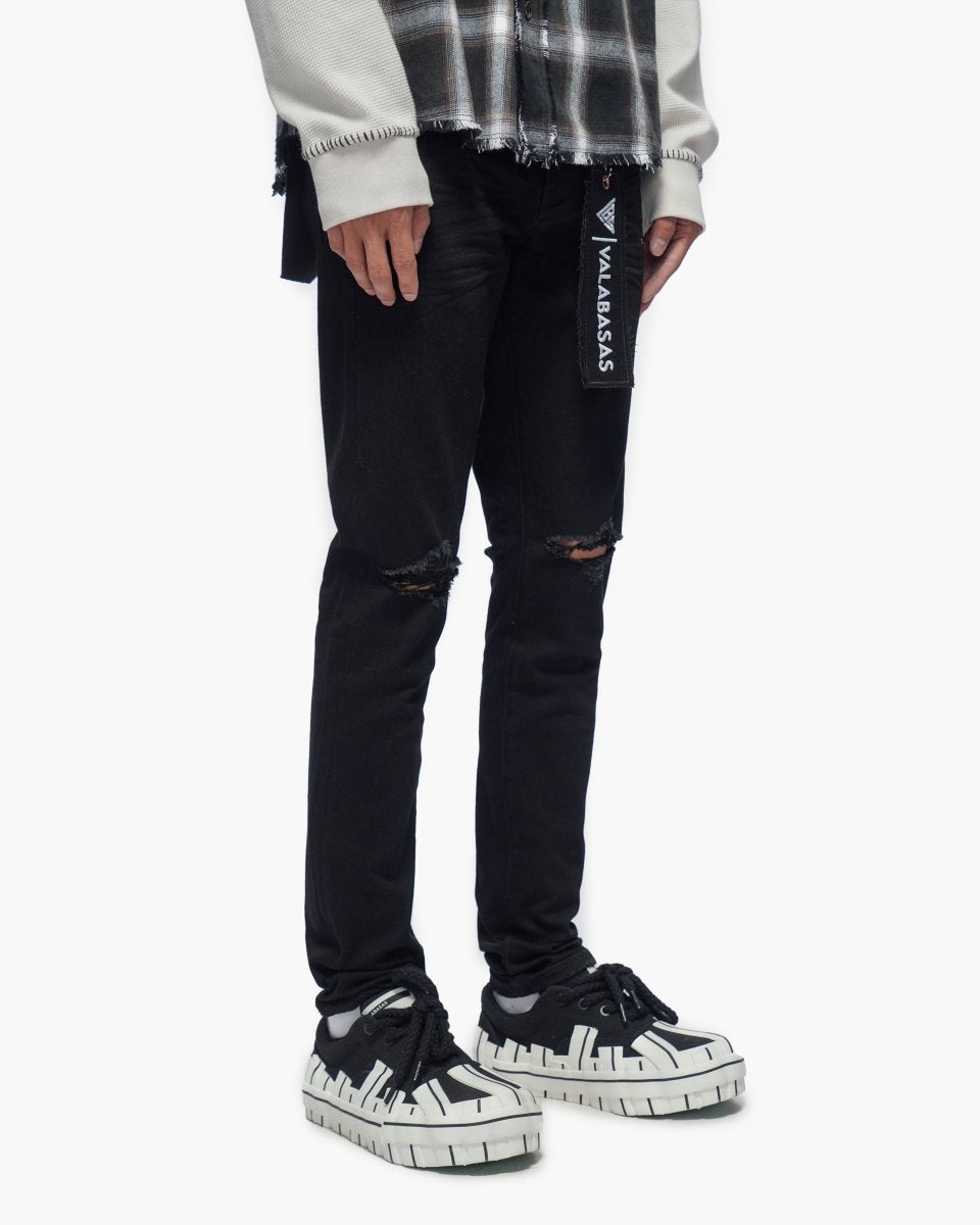 Valabasas MR.CLEAN Black Skinny Jeans
