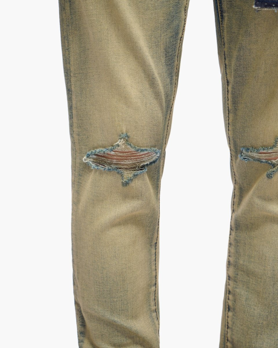 MR.CLEAN Medium Vintage Skinny Jeans
