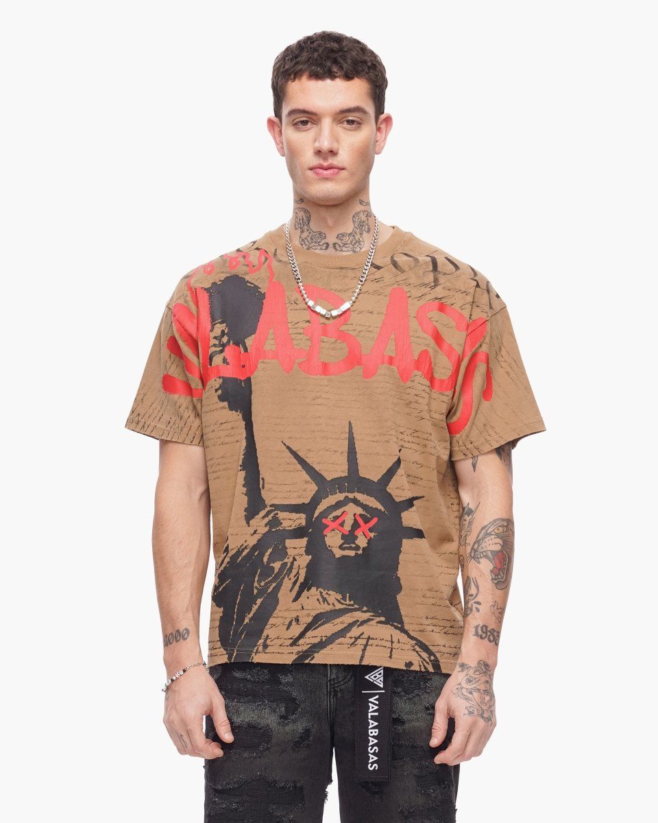 Valabasas Freedom Tee Khaki