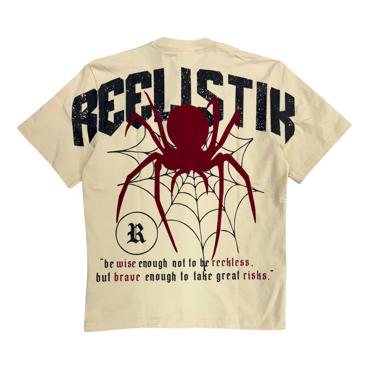 reelistik take risks heavyweight tee