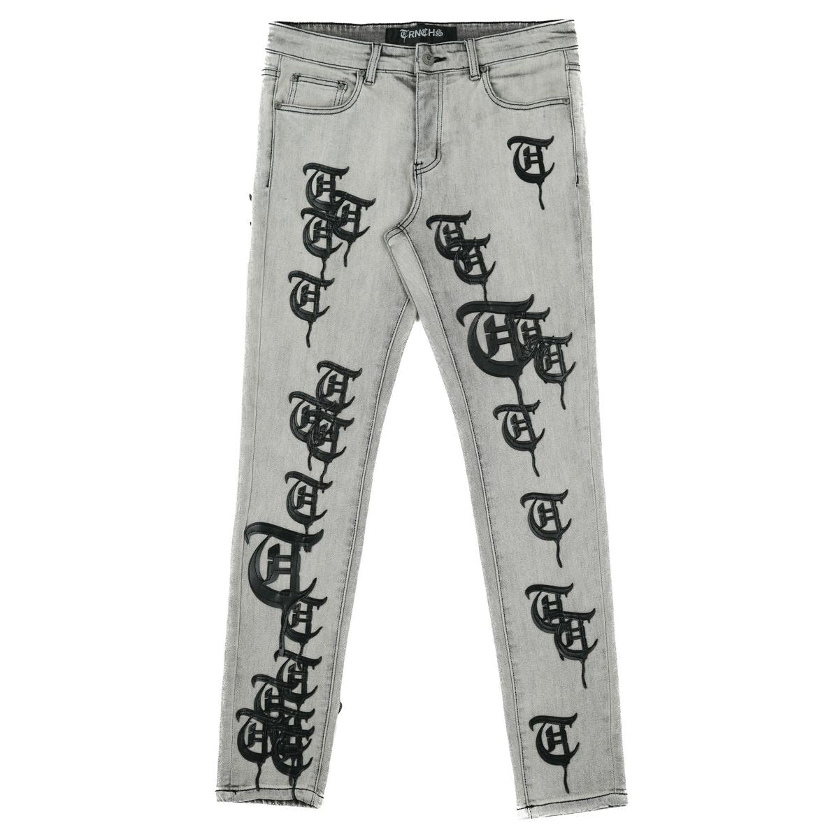 TRNCHS
KALIB LIGHT GREY WASH DENIM