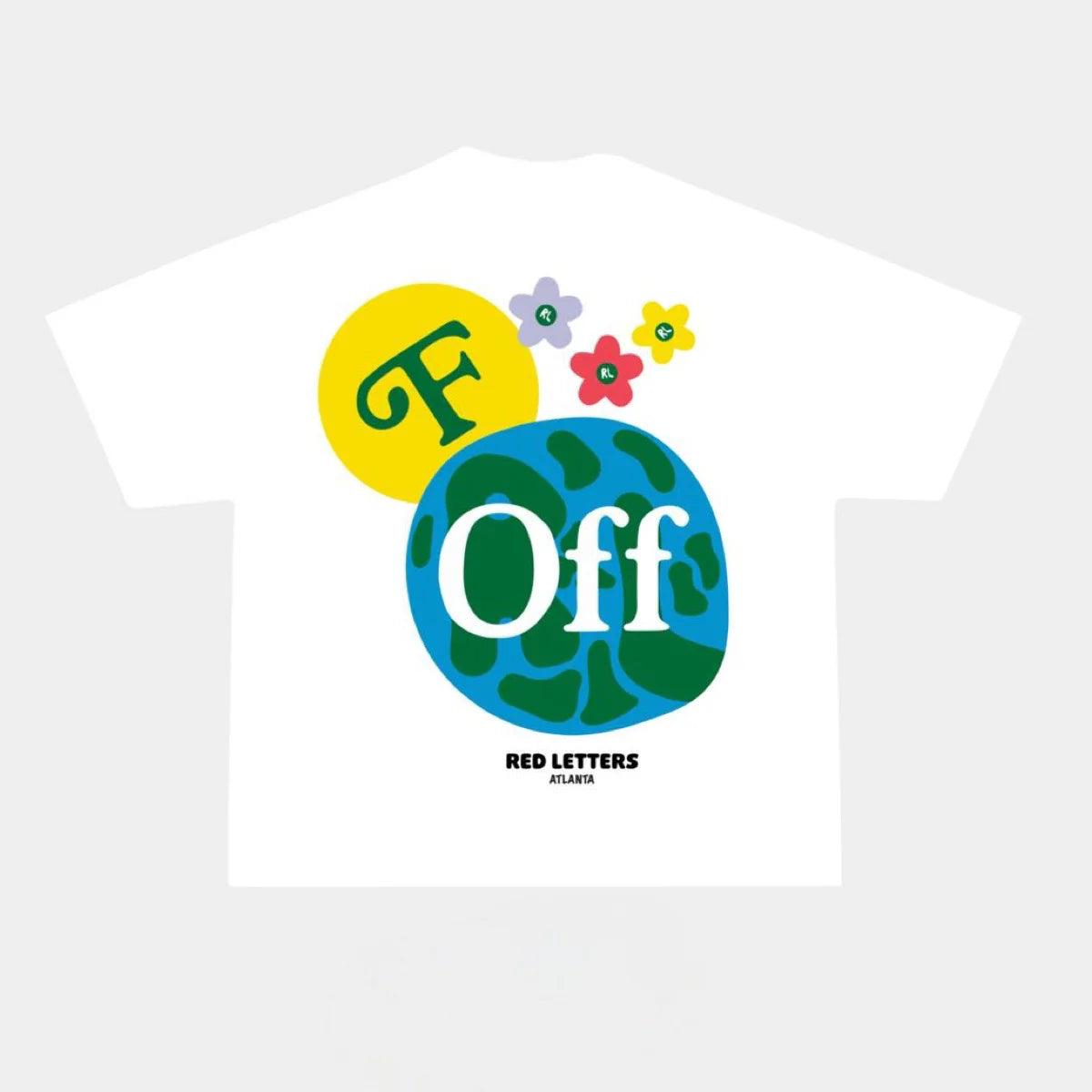 RED LETTERS F OFF TEE