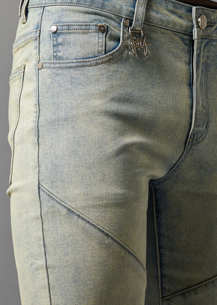 Pain Blue Fade Skinny Denim