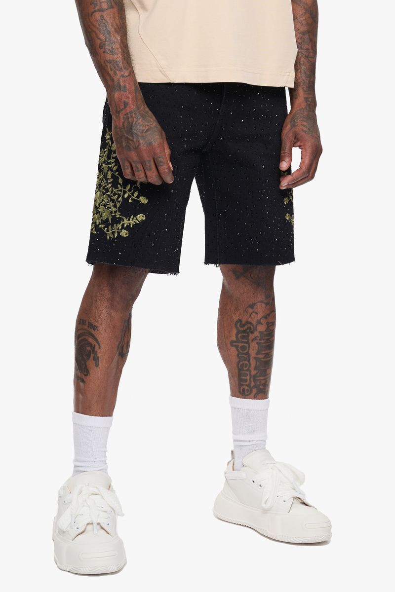 Valabasas written” denim shorts (vlbs-vsh2-1023)