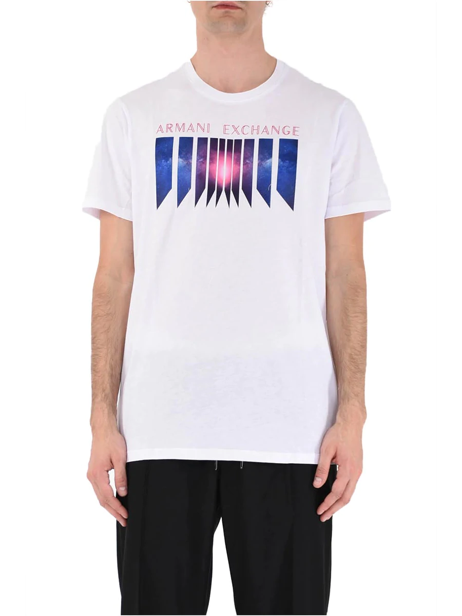 Armani Exchange Slim White Color Tshirt
