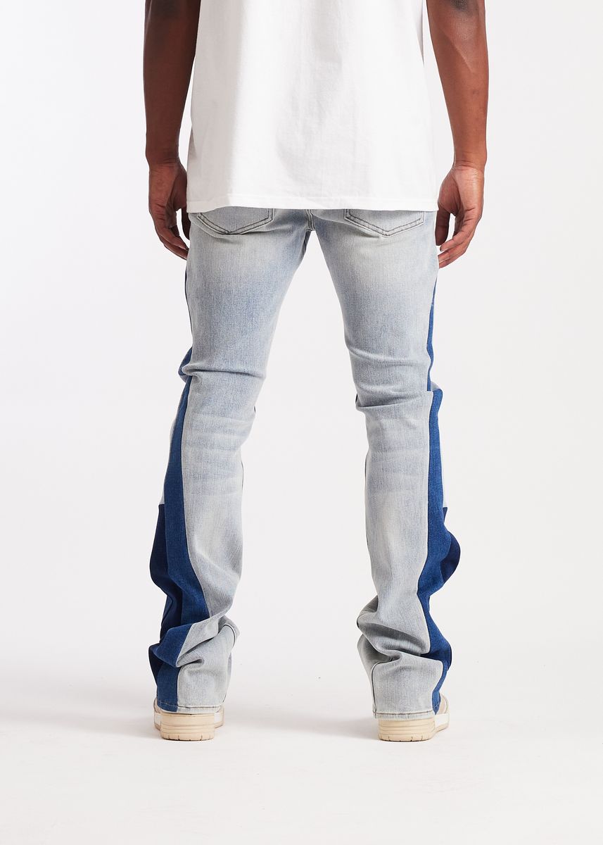 embellish Lenny Flare Denim (Light Blue) (EMBHO25-132)