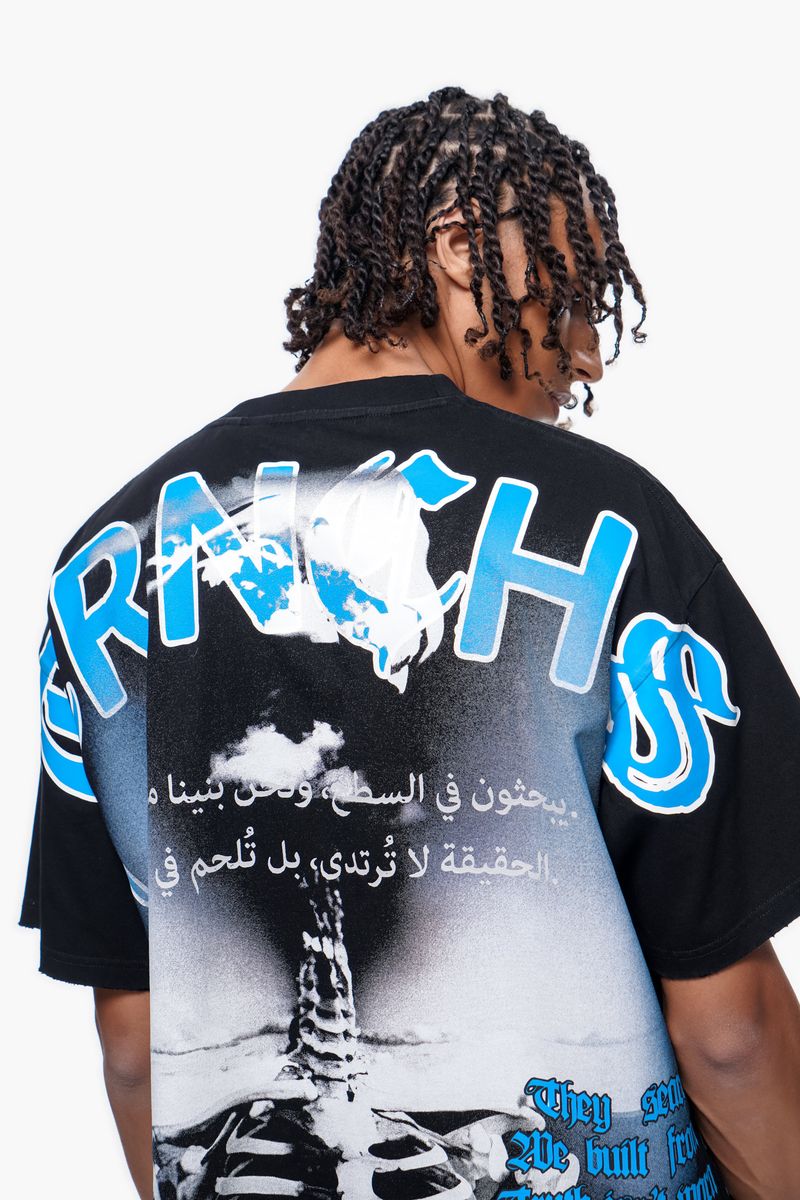 TRNCHS
"FORGED FROM BONE" BLACK TEE