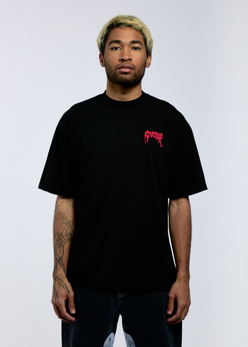revenge x kill tee black & red