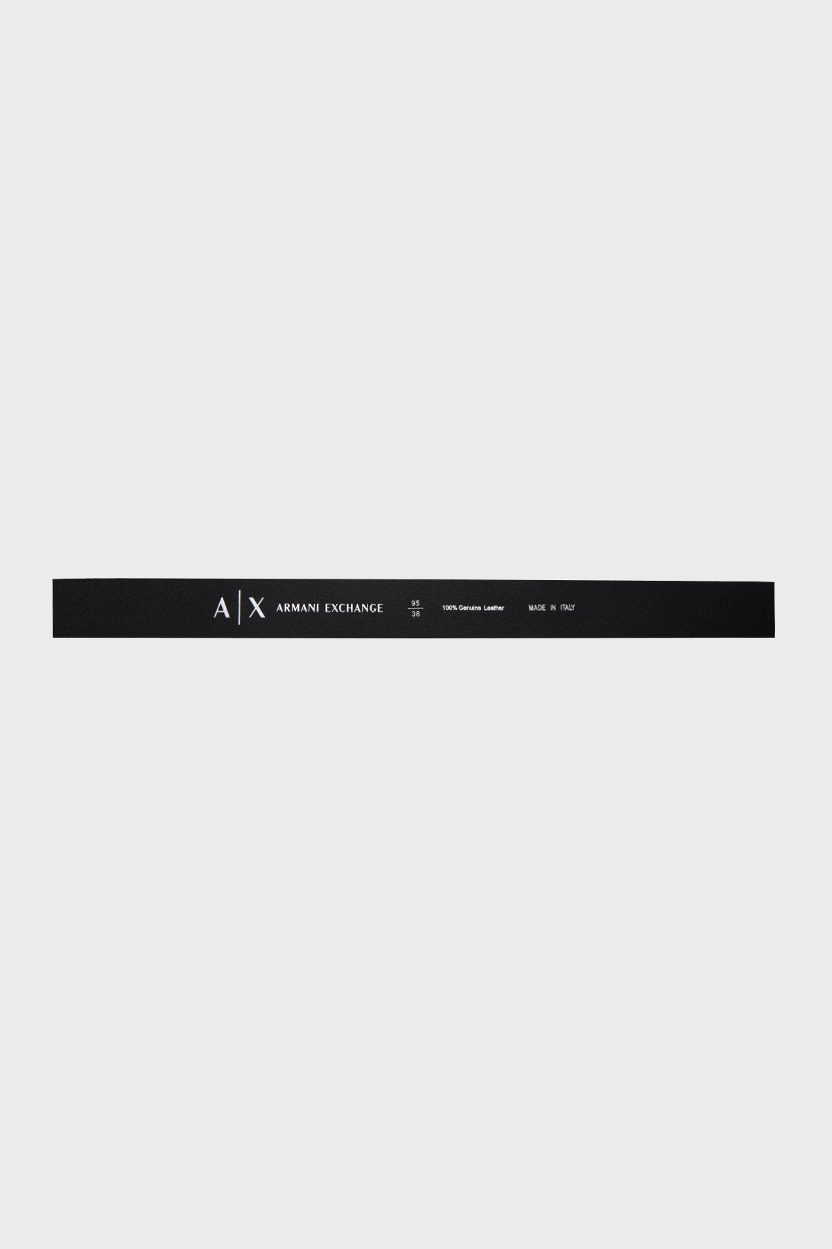 Armani Exchange Black Leather Belts