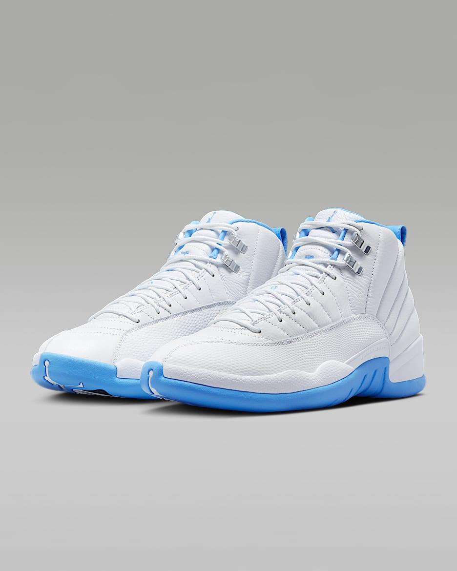 Air Jordan 12 Retro "White and University Blue"