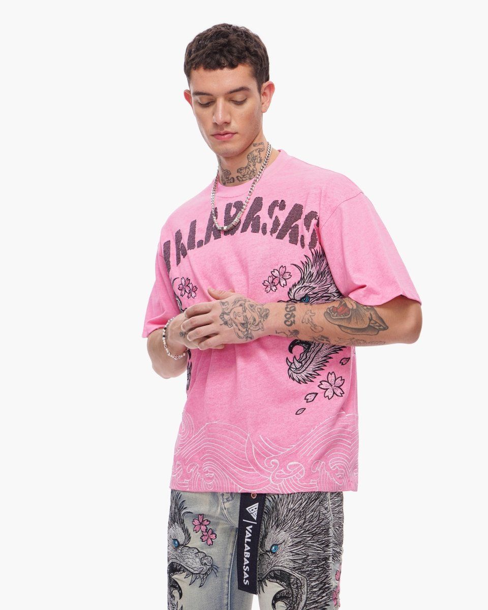 valabasas ikari tee pink