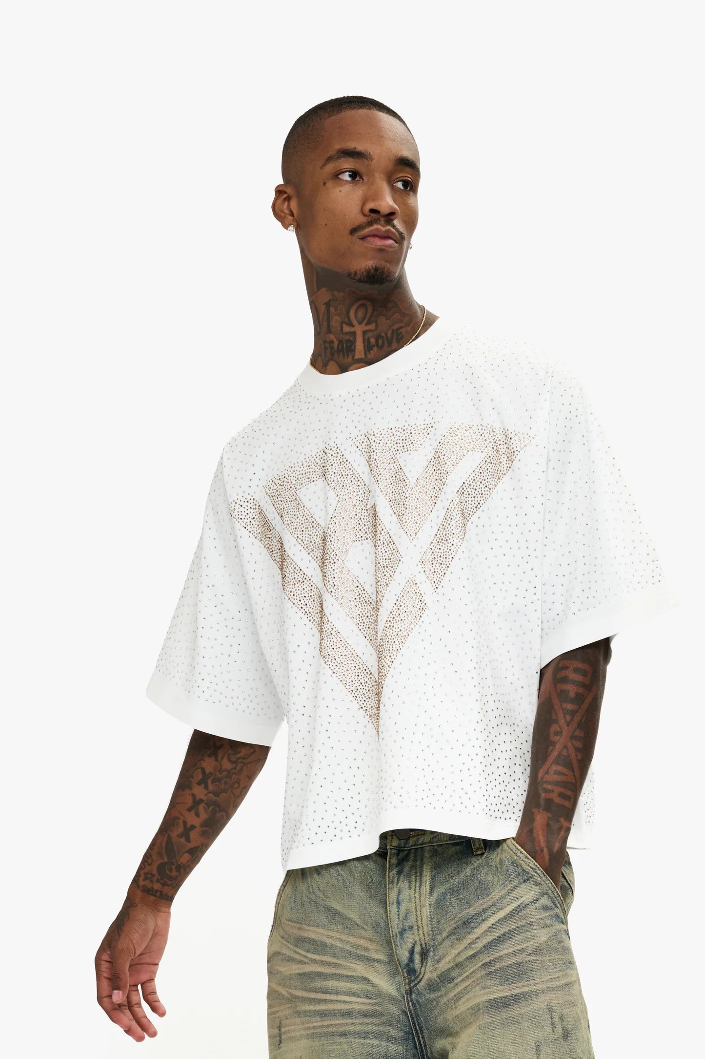 valabasas
constellation tee white/silver