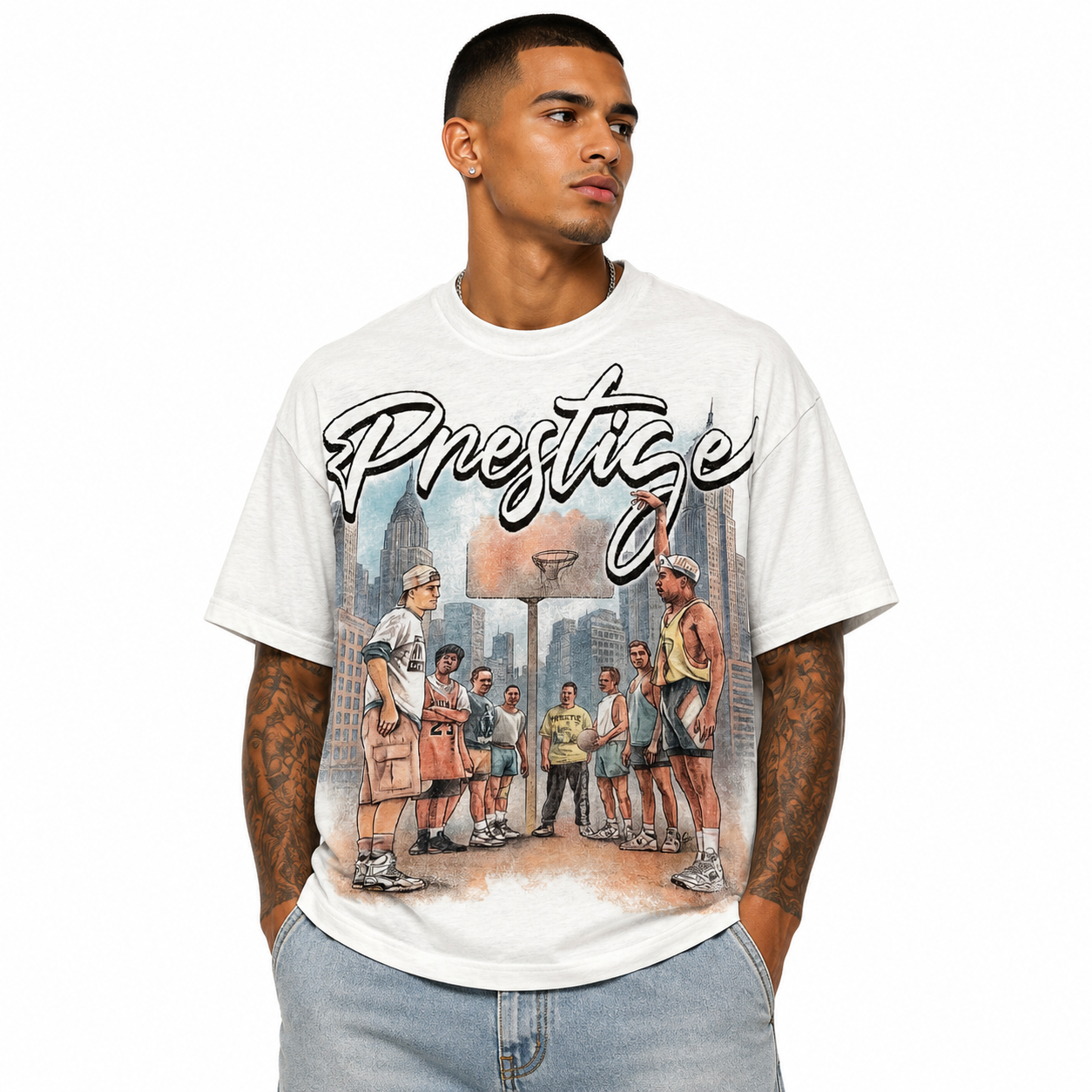 prestige White Man Can’t Jump Tee