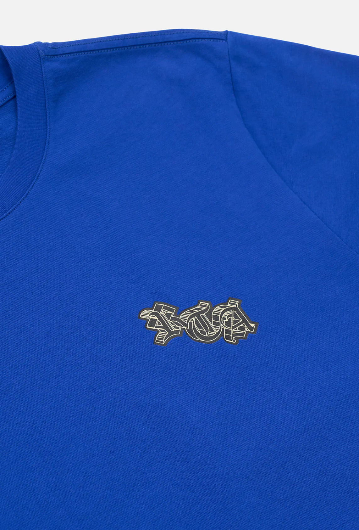 RTA LIAM SHORT SLEEVE TEE | NAVY OLD ENGLISH PARADISE