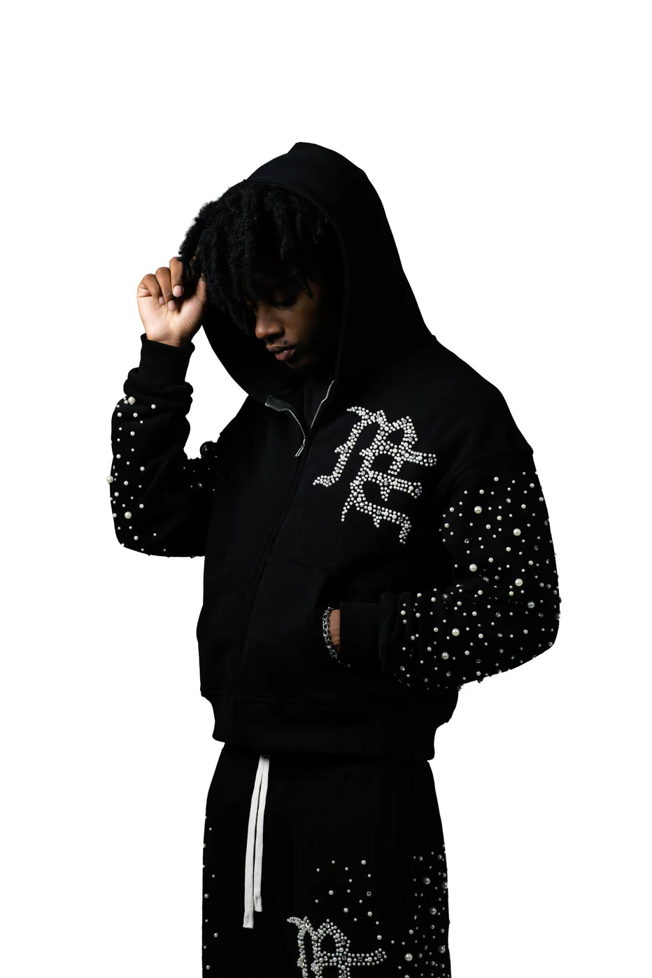 Mix emotions Black ‘Pearl’ Hoodie