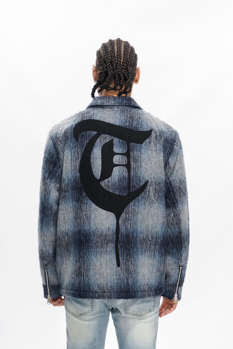 Trnchs’s
blaze mohair zipper jacket