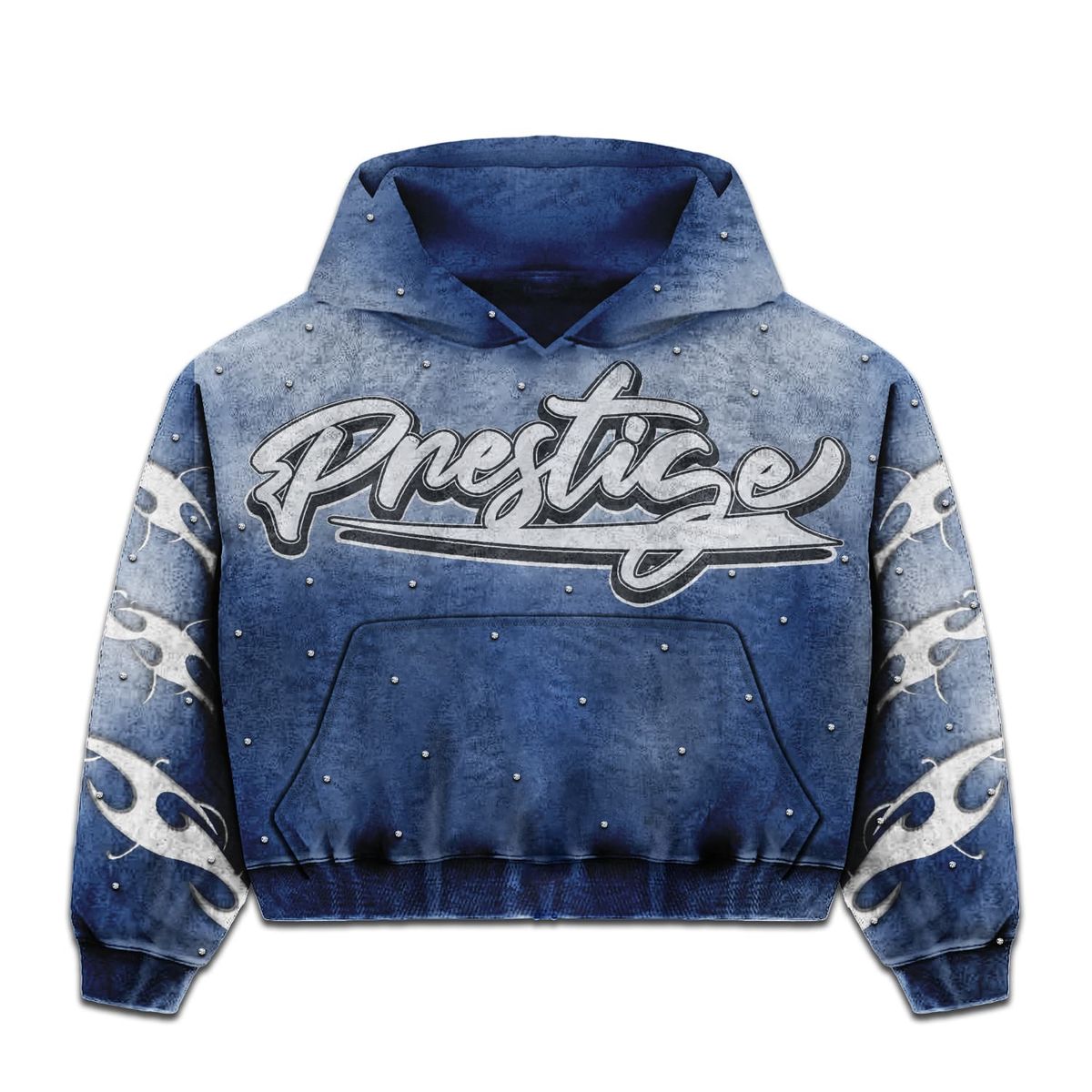 prestige Flames Hoodie (Blue)