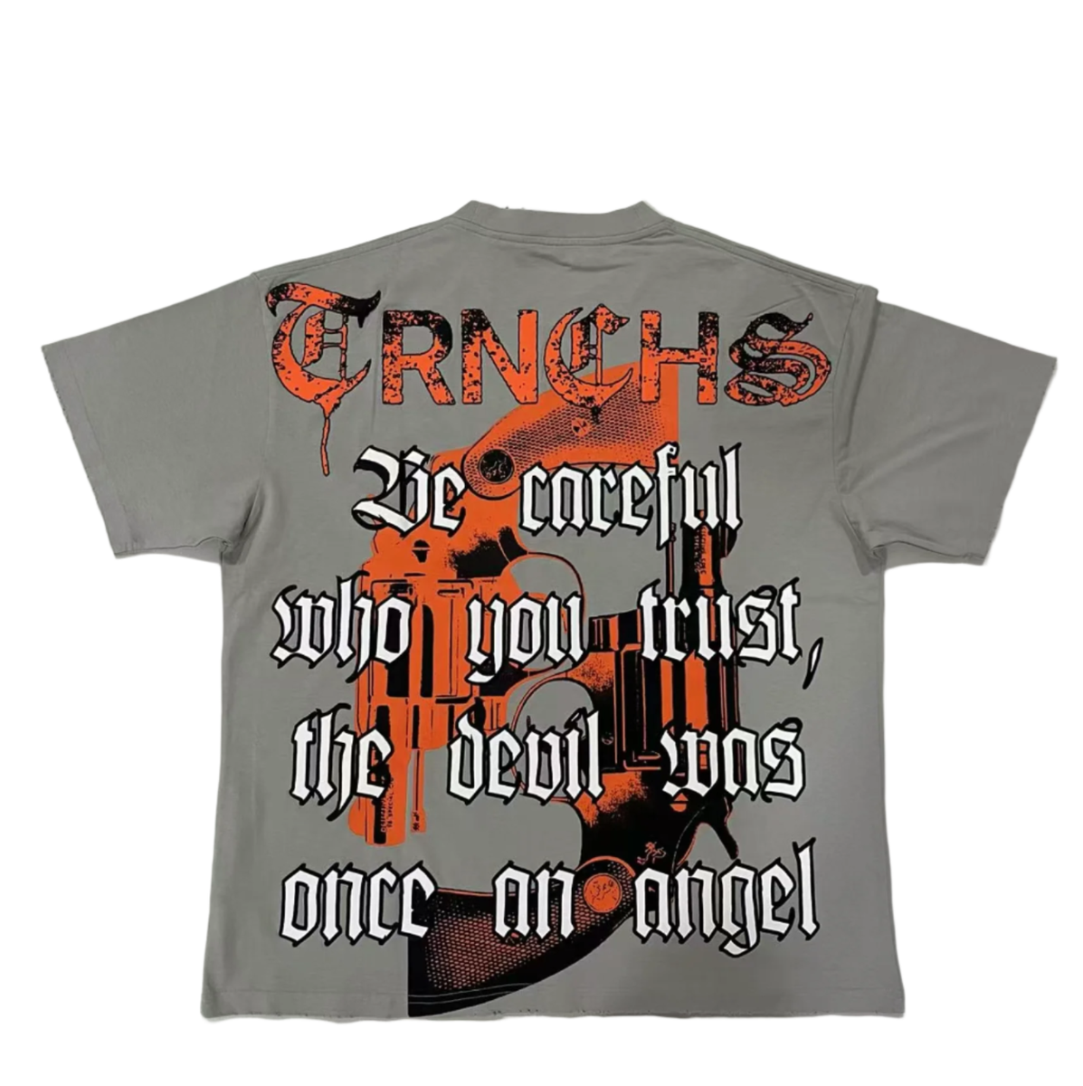 TRNCHS
"GUNS" GREY TEE