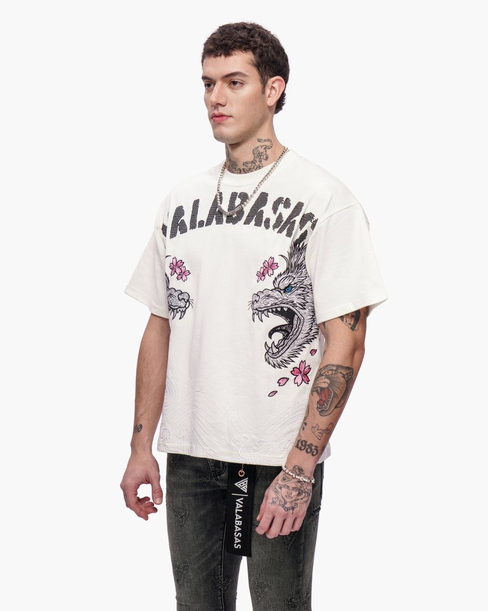 Valabasas IKARI TEE OFF WHITE