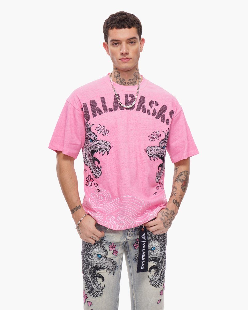 valabasas ikari tee pink