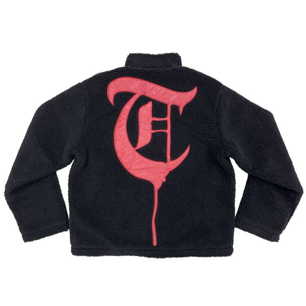 Trnchs wool sweater black/red wool sweater.