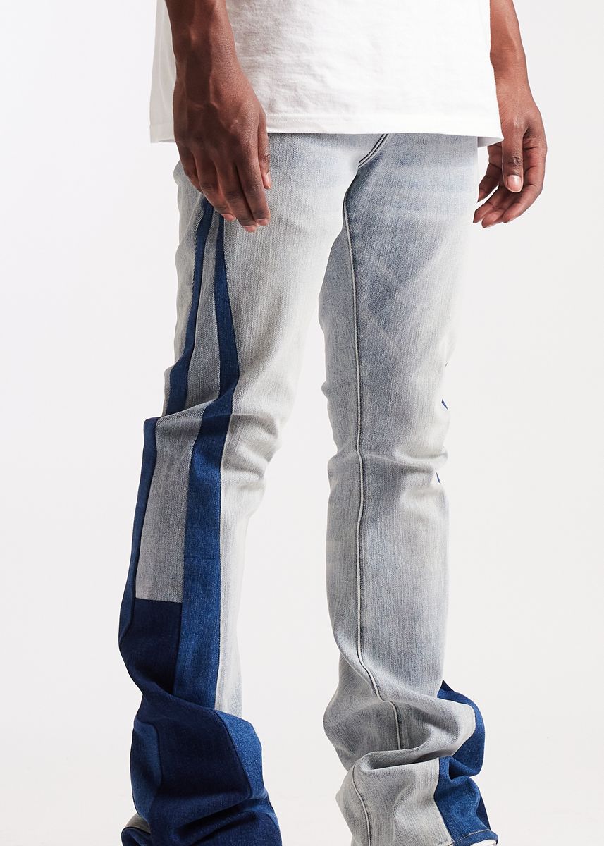 embellish Lenny Flare Denim (Light Blue) (EMBHO25-132)