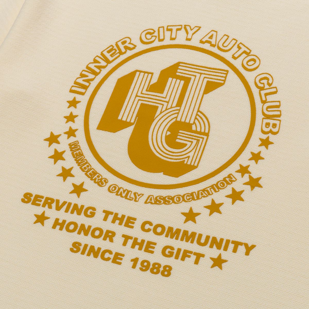 Honor the gift Race Herringbone Short - White