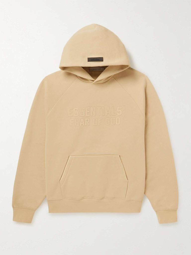 Fear of God essential hoodie in natural