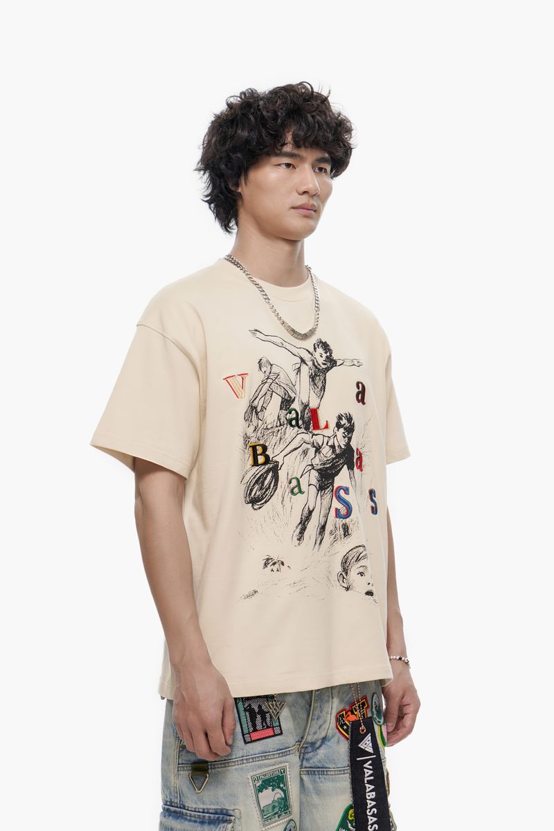 Valabasas "PURSUIT" BEIGE T-shirt