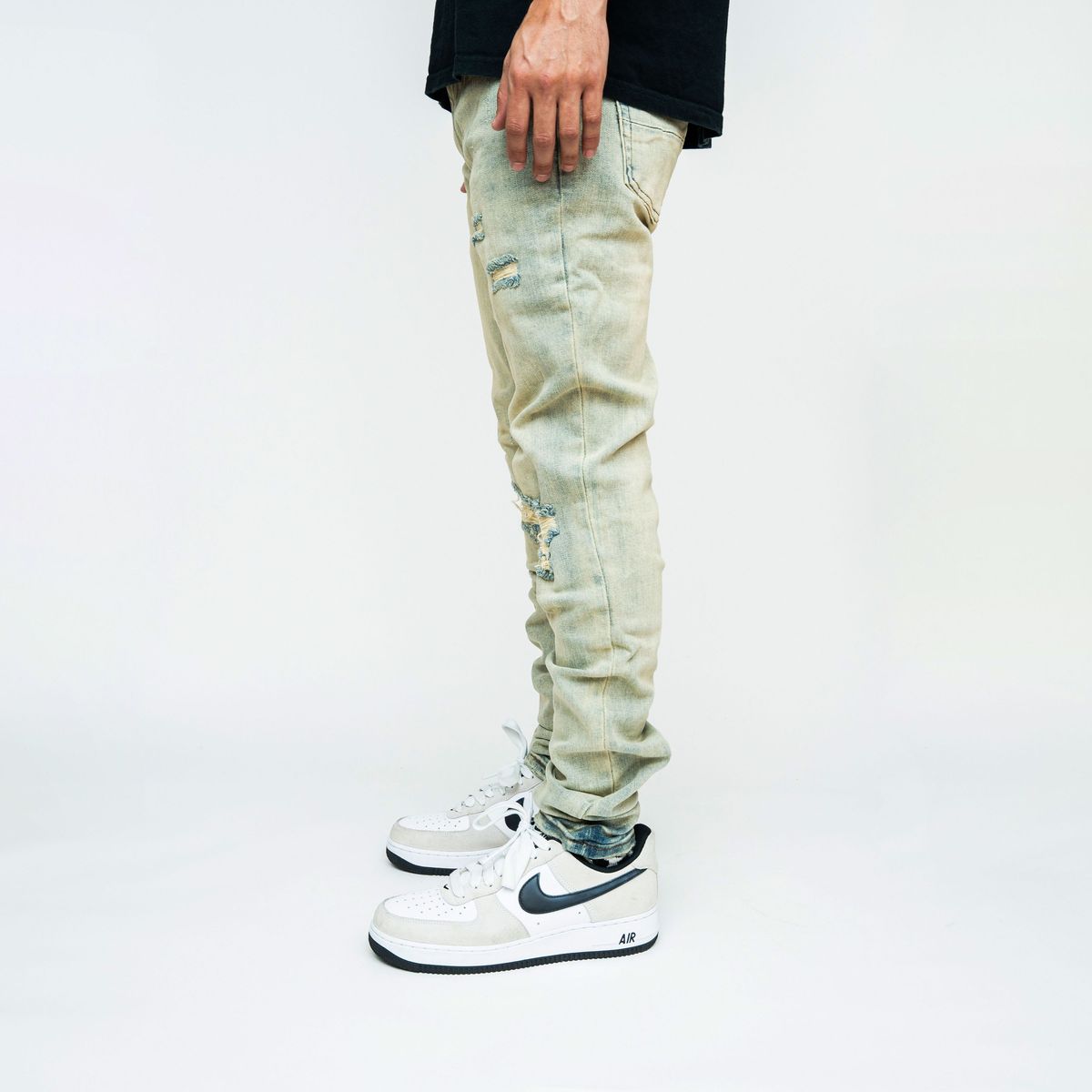 PALI “SPIDER” WEB WASH JEANS