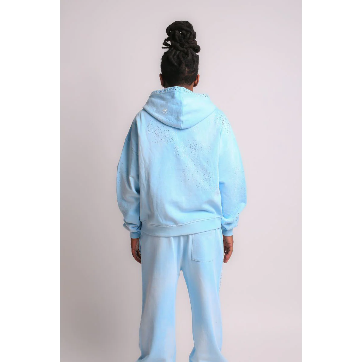 Elements of Art Cluster Jogger Set – Light Blue