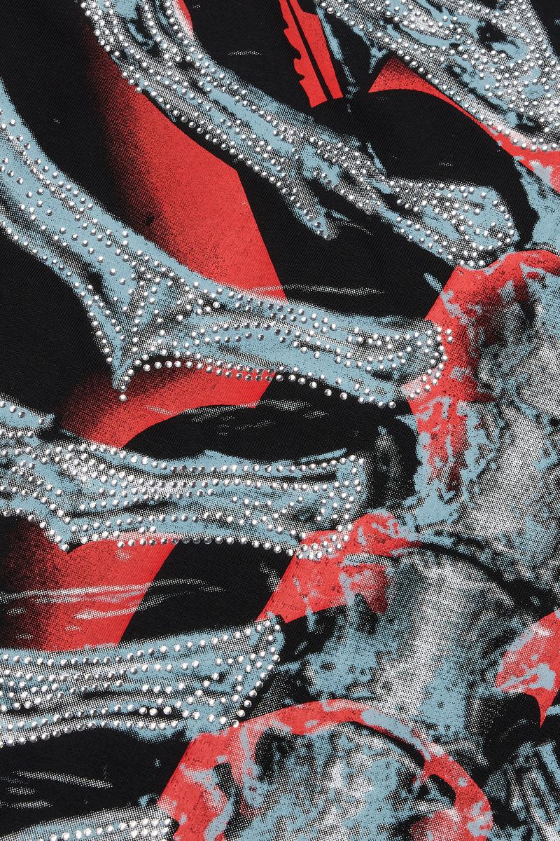 xhostile – rib cage black tee (xh-0023)