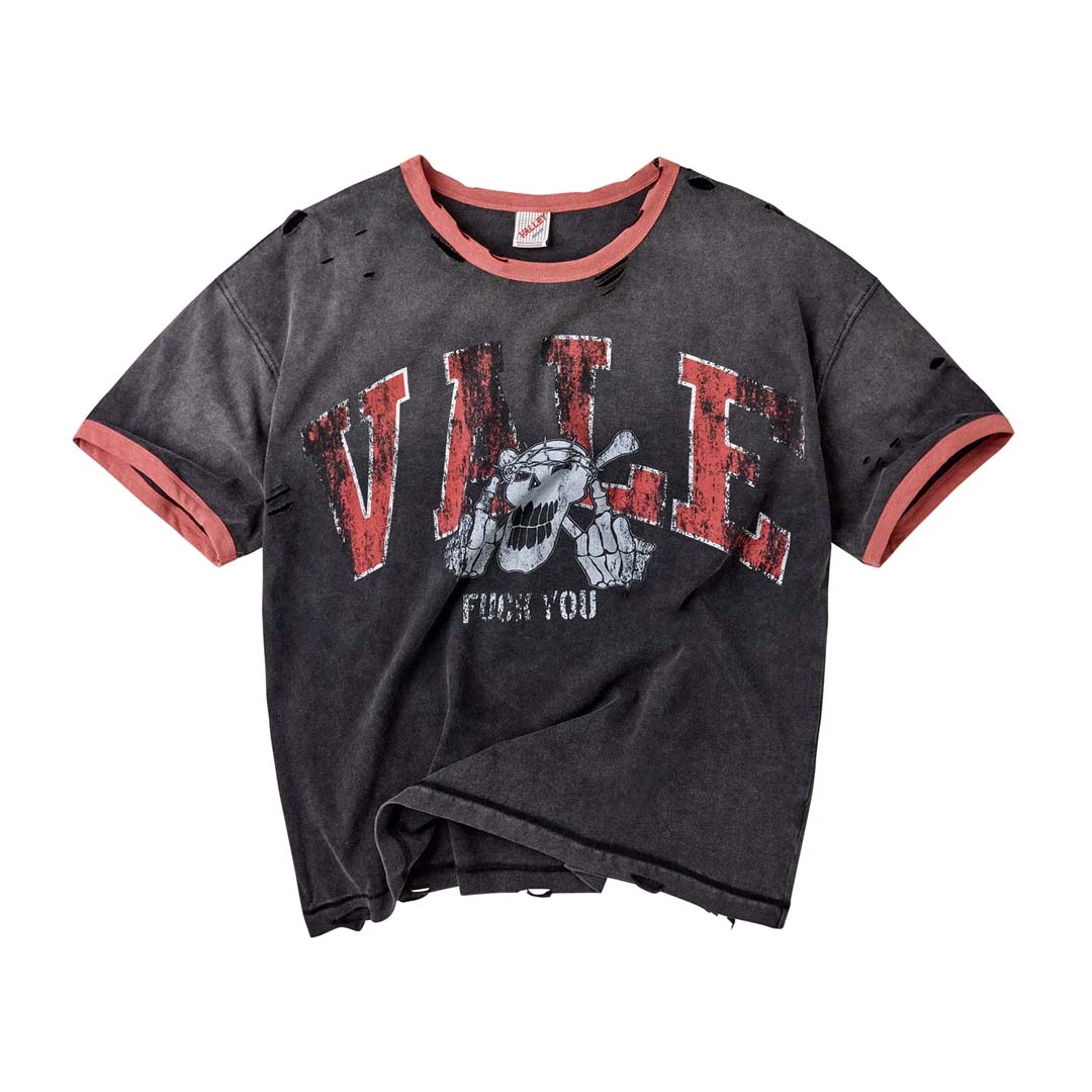 Vale Forever Big Brother Ringer Tee Black