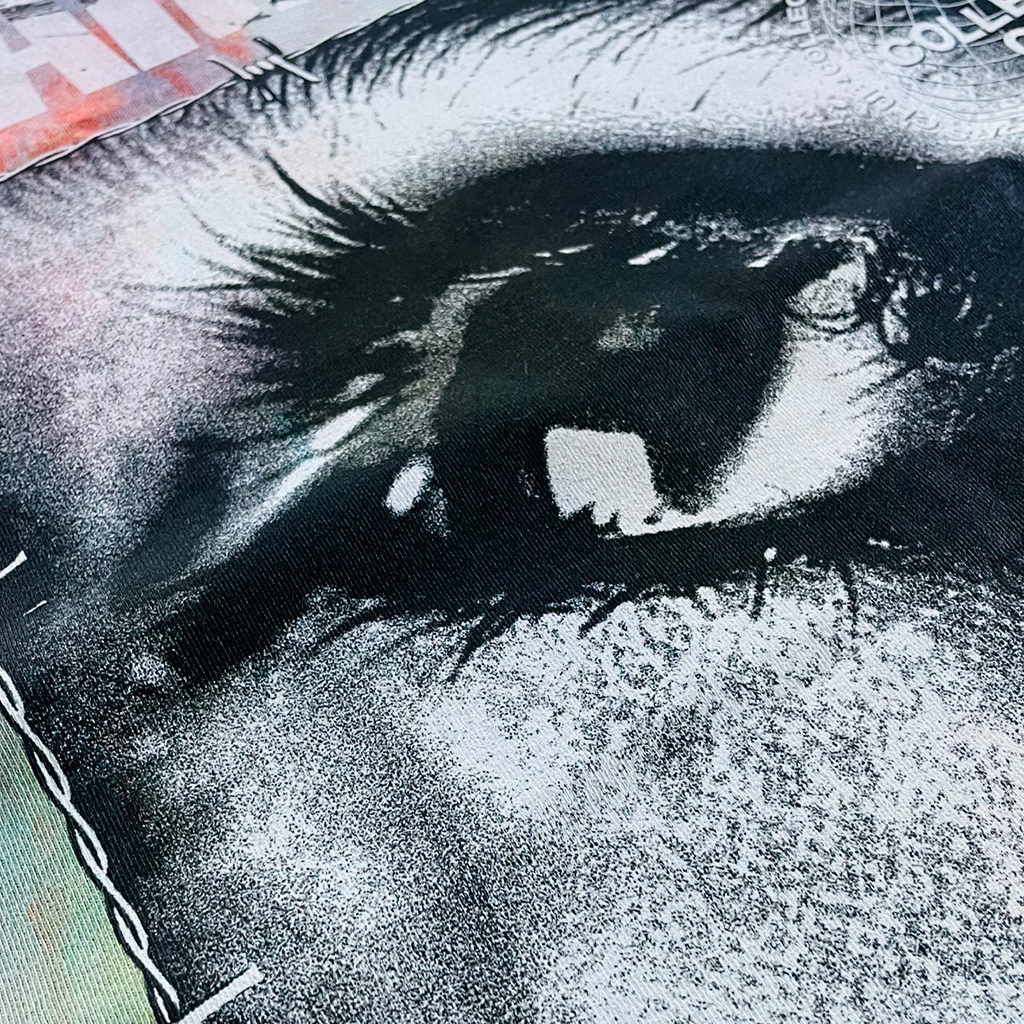 Only One Multi Color Tear Drop Tie-Dye Eye T-Shirt