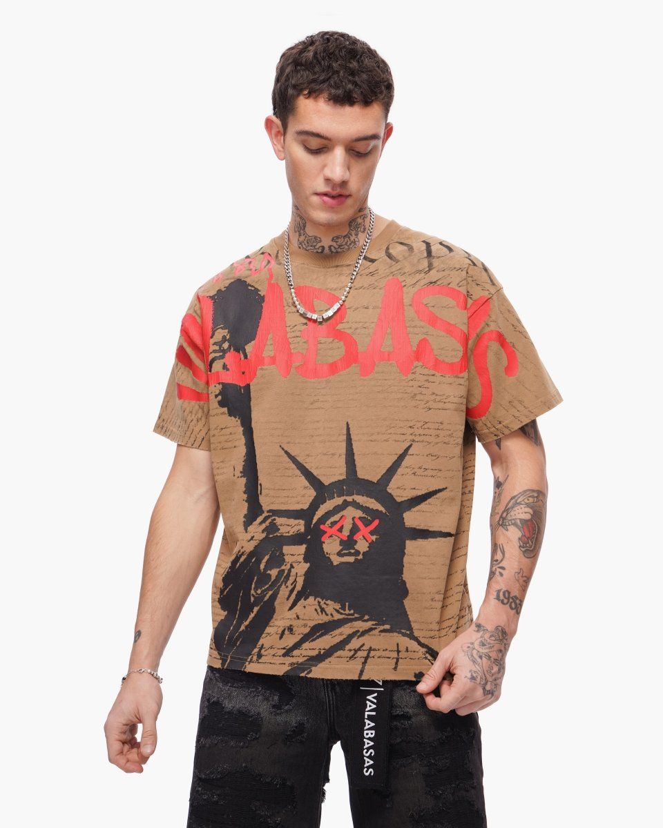 Valabasas Freedom Tee Khaki