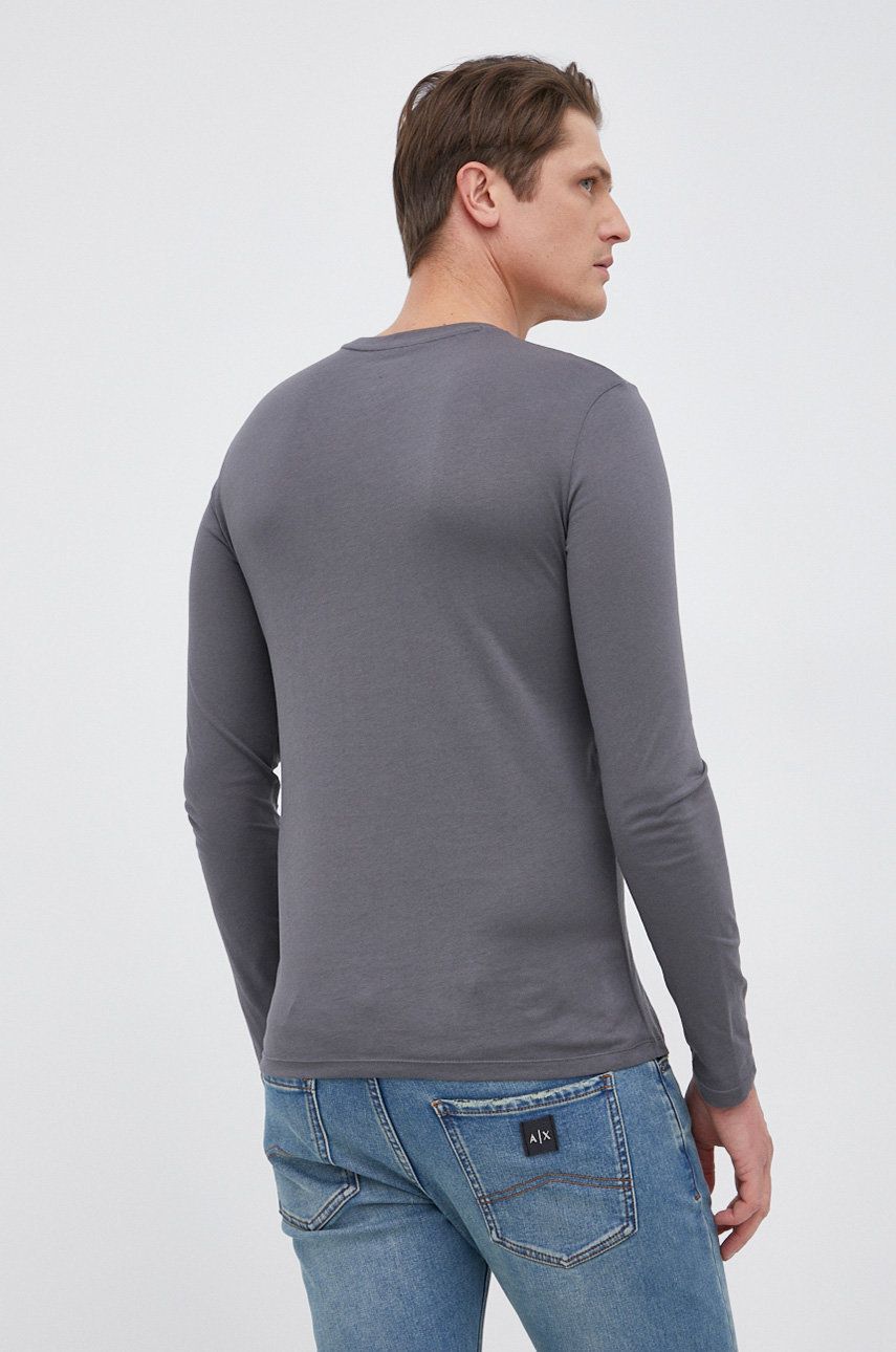 Armani Exchange Grey Long Sleeve T-Shirts