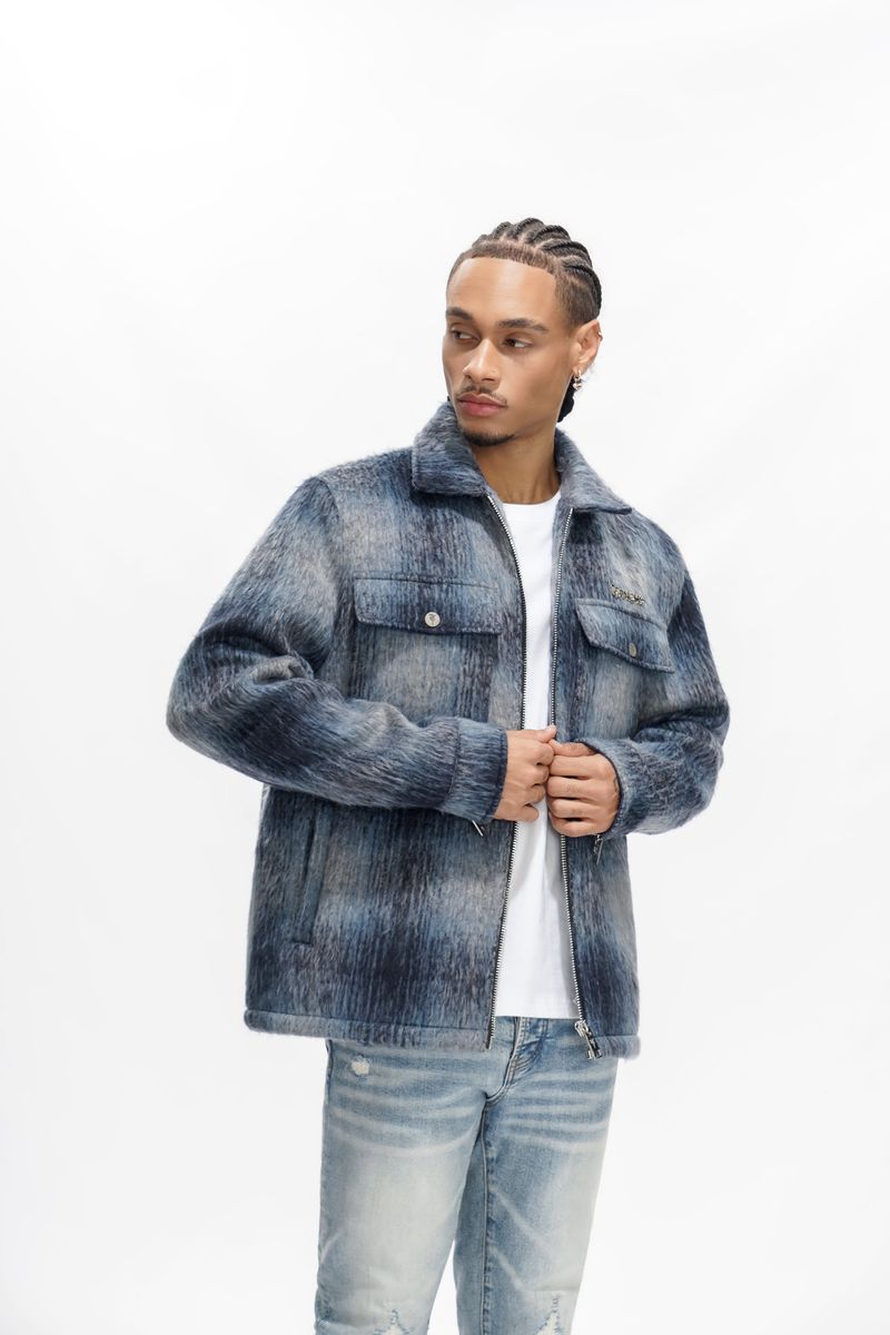 Trnchs’s
blaze mohair zipper jacket