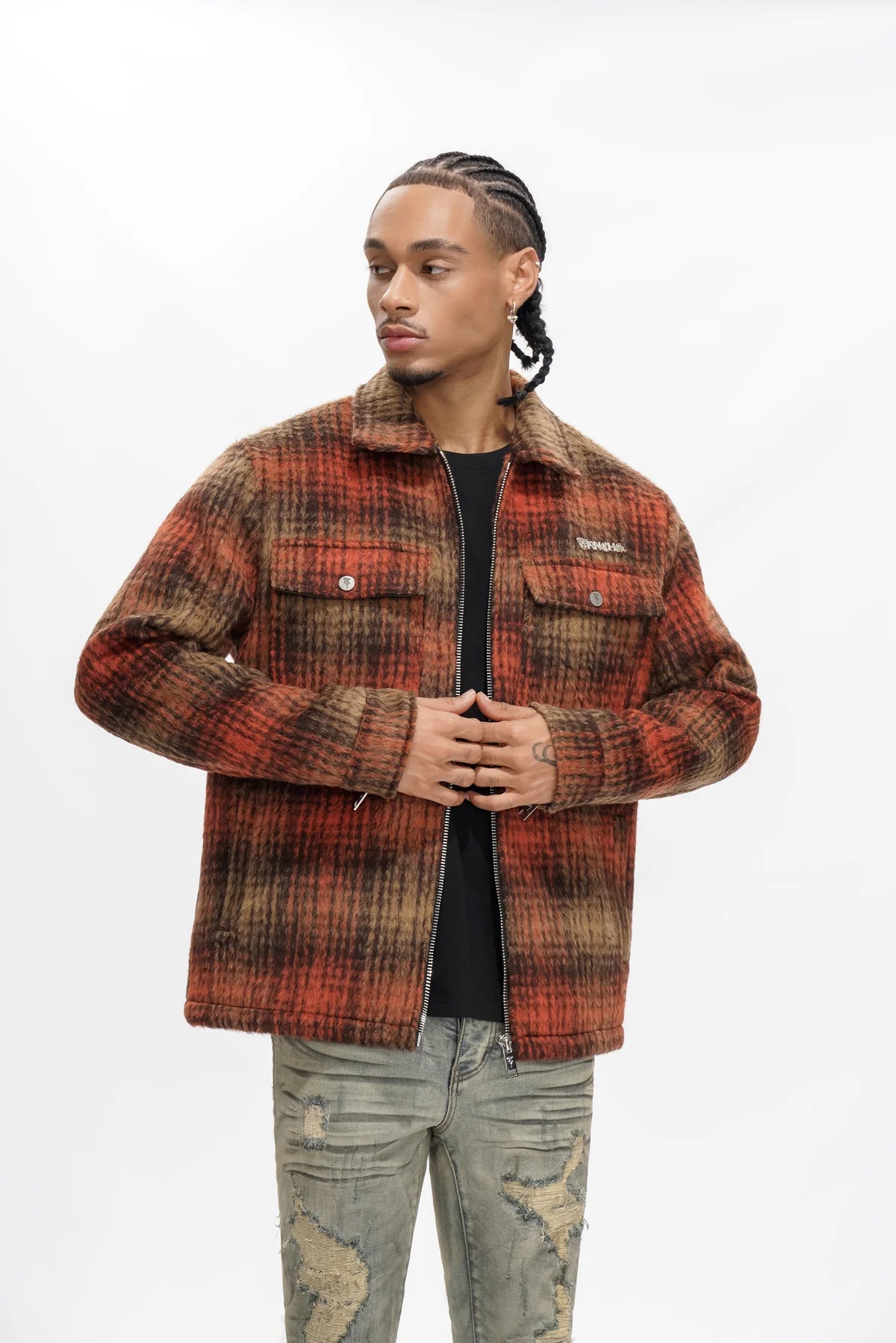 TRNCHS BLAZE JACKET ORANGE