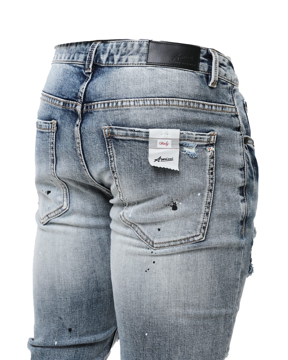 Amicci Sanko Mid Blue Jeans