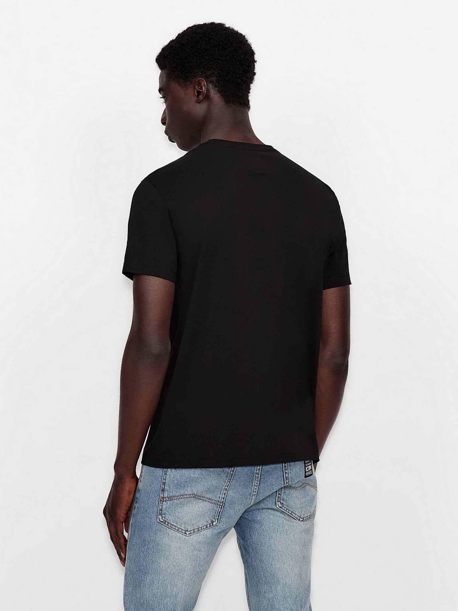 Armani Exchange Black Icon Logo Tshirt