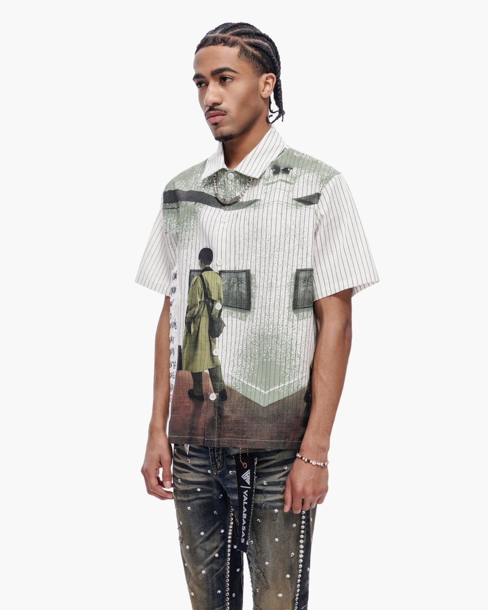 Valabasas Leave Town Pin-Striped BD