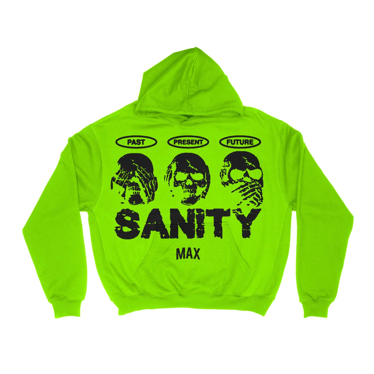 MAXIMO Sanity "Time" Hoodie Green