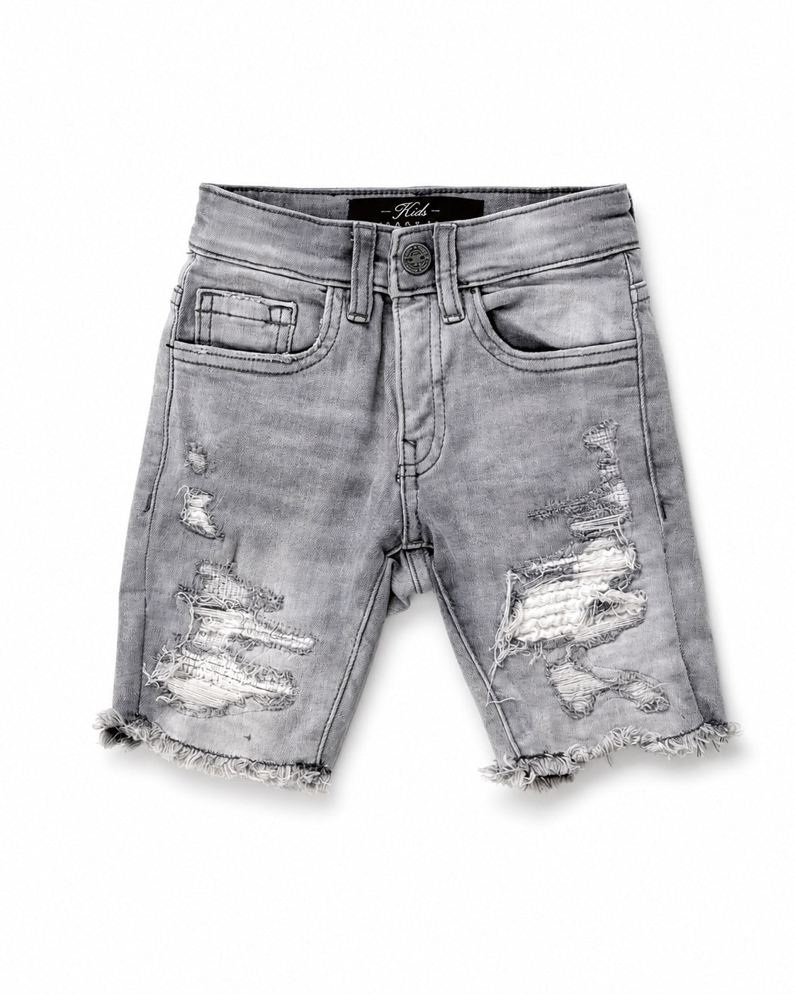 Jordan Craig Grey Jean Shorts Kids