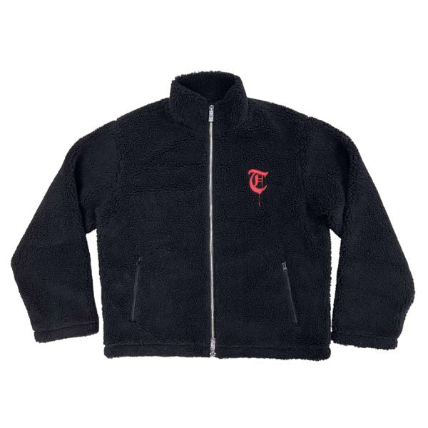 Trnchs wool sweater black/red wool sweater.