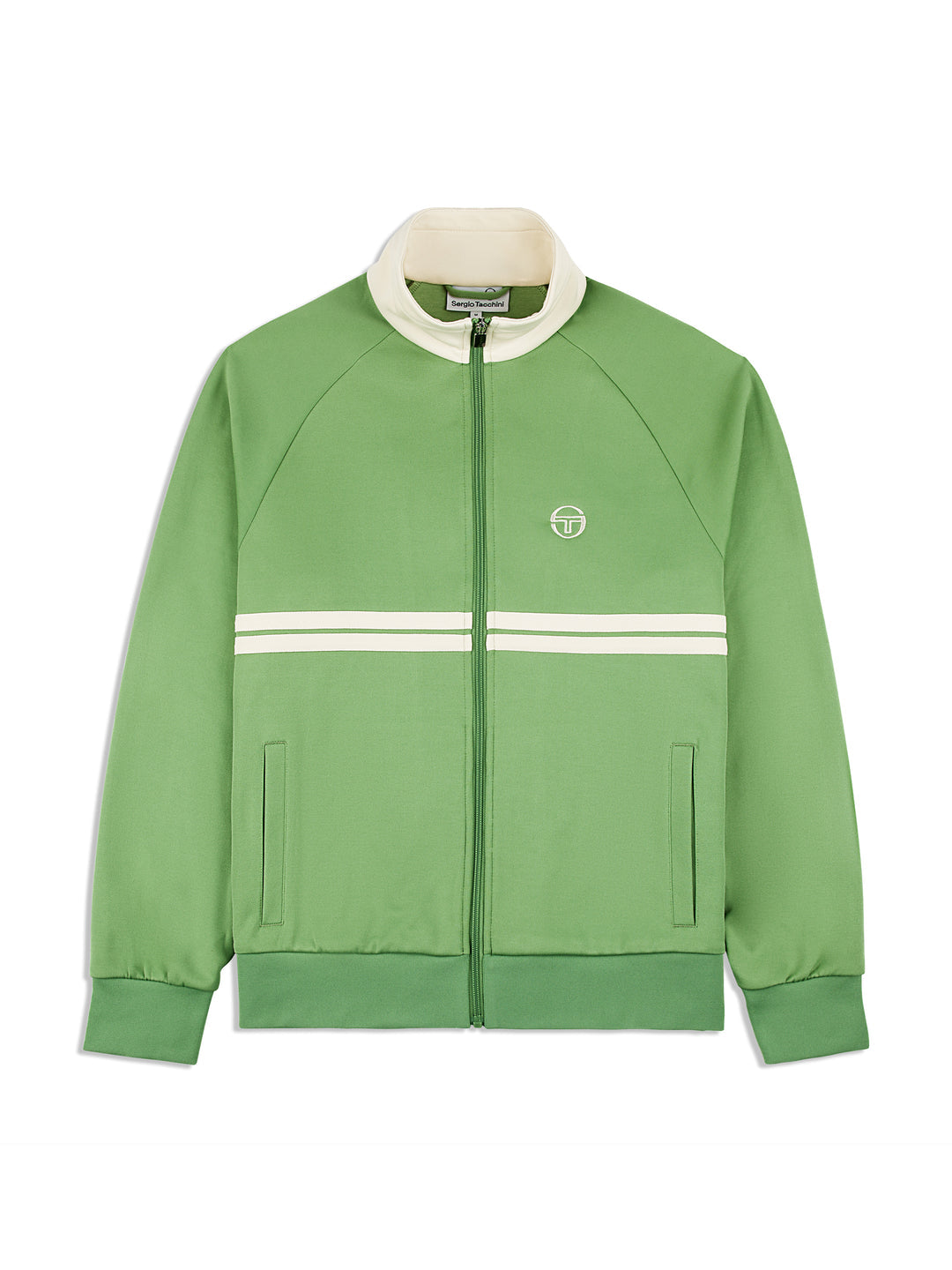 Sergio Tacchini DALLAS TRACK JACKET ARCHIVIO- JADE GREEN/ PEARL IVORY & Pants set