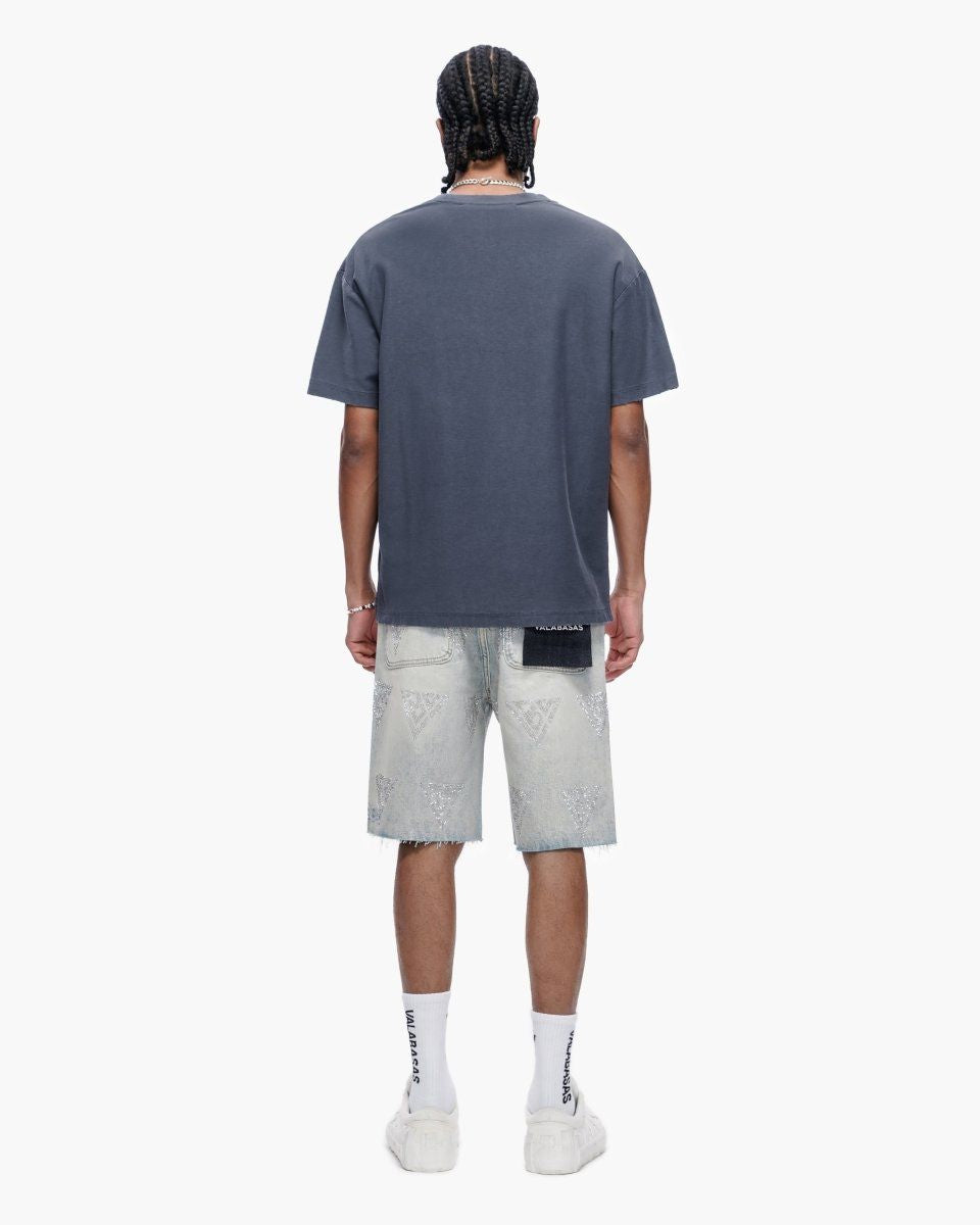 Valabasas Palace Light Blue Wash Jorts