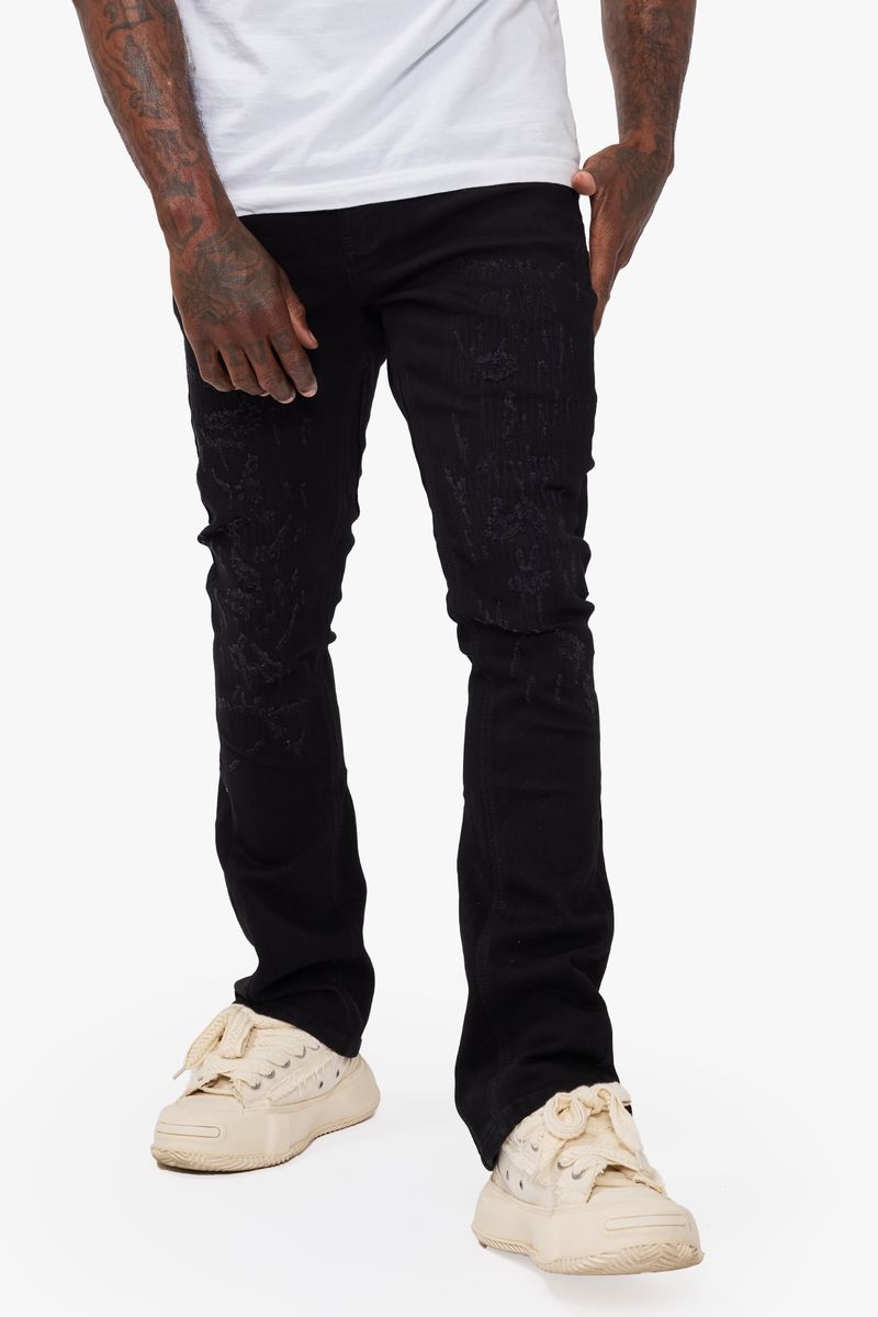 パンツ valabasas Valabasas “Vin” Stacked Denim – Skinny Fit